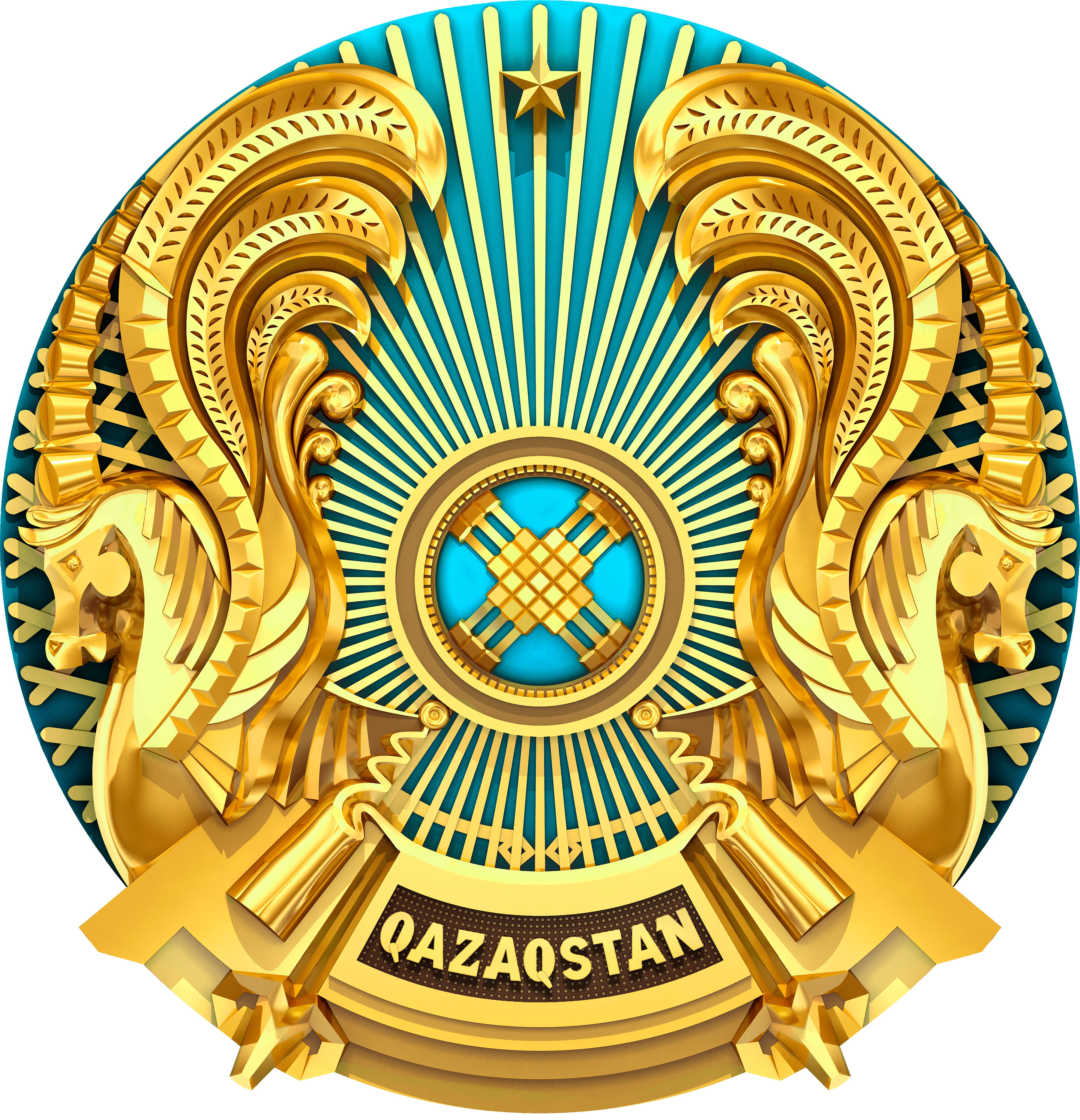 Герб Казахстана